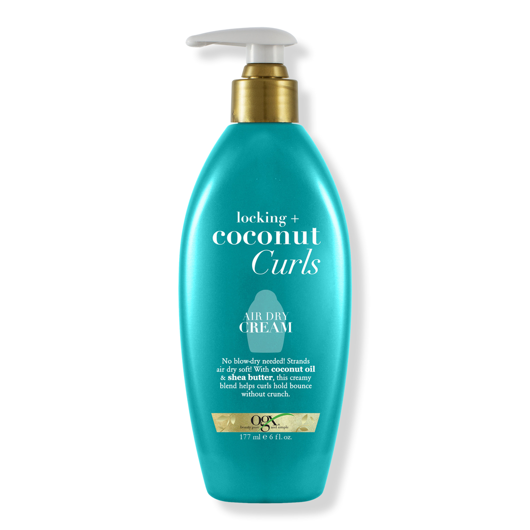 OGX Locking + Coconut Curls Air Dry Cream Lockencreme, 6 oz