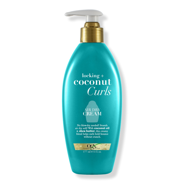 OGX Locking + Coconut Curls Air Dry Cream, 6 oz