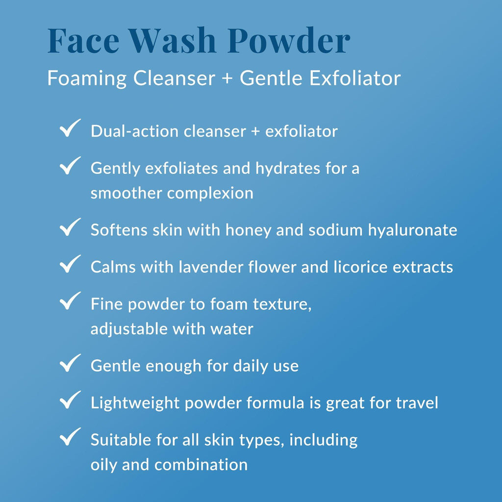 Face Wash Powder Facial Cleanser