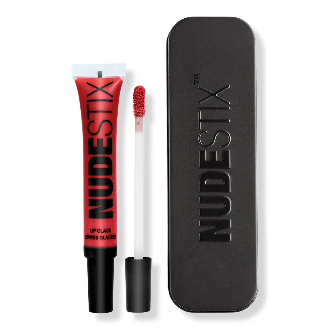 NUDESTIX Nude Plumping Lip Glace Lipgloss, Nude Cherry 00, 0.34 oz