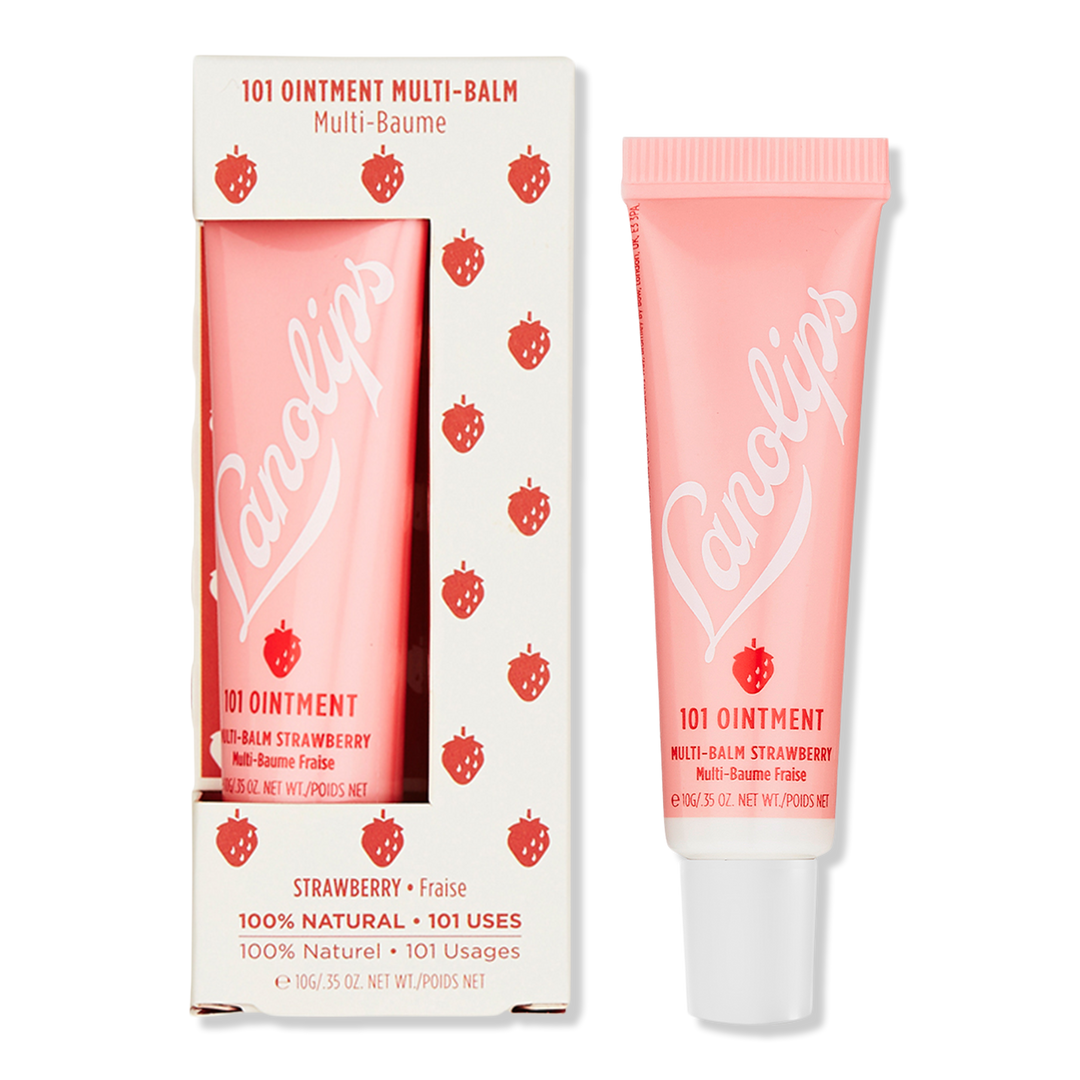 Lano Strawberry 101 Ointment Multi-Balm Lippenpflege bei trockenen Lippen 0.35 oz