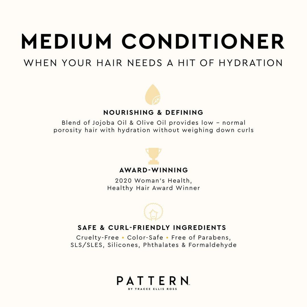 PATTERN Travel Size Medium Conditioner für Locken, 3 oz
