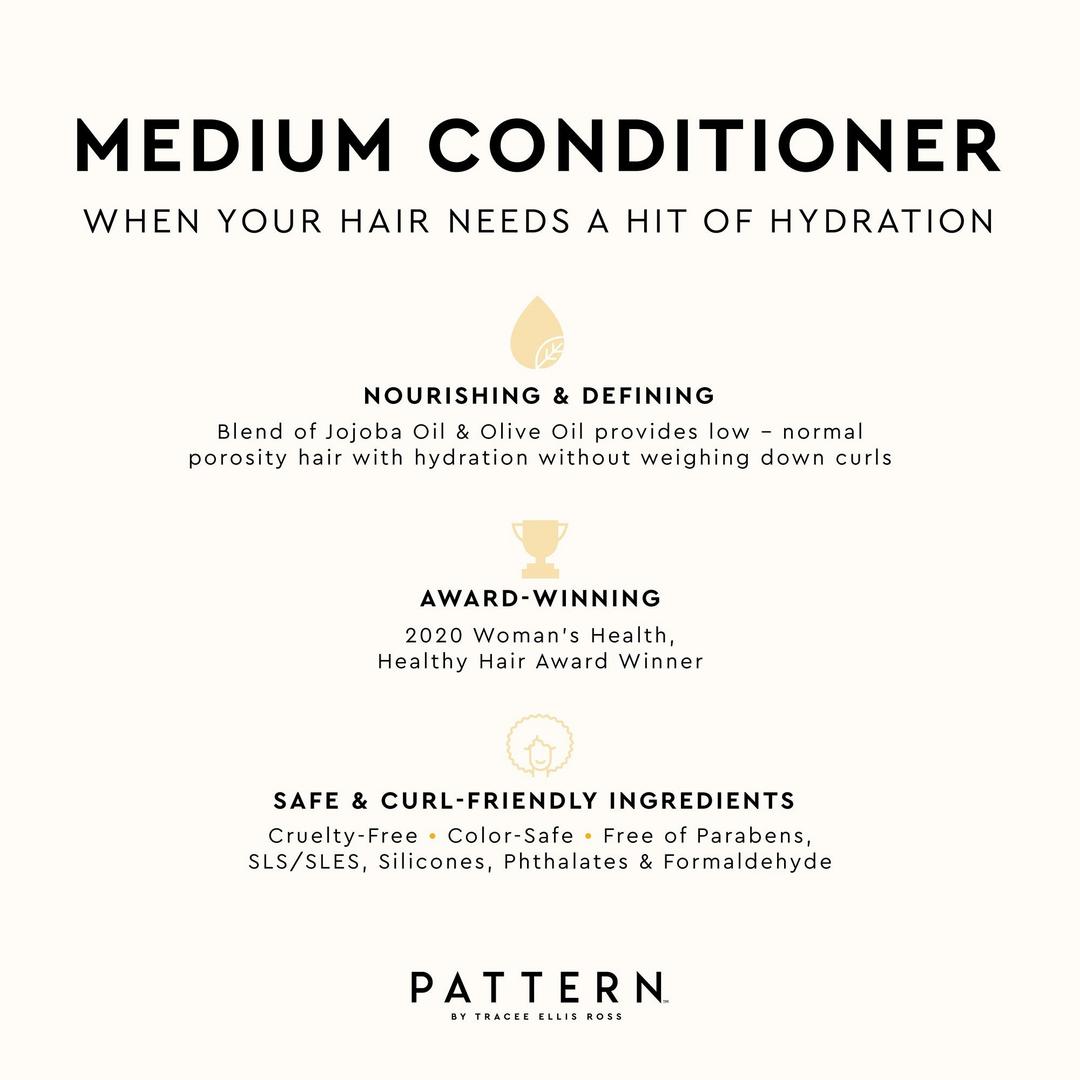PATTERN Travel Size Medium Conditioner für Locken, 3 oz