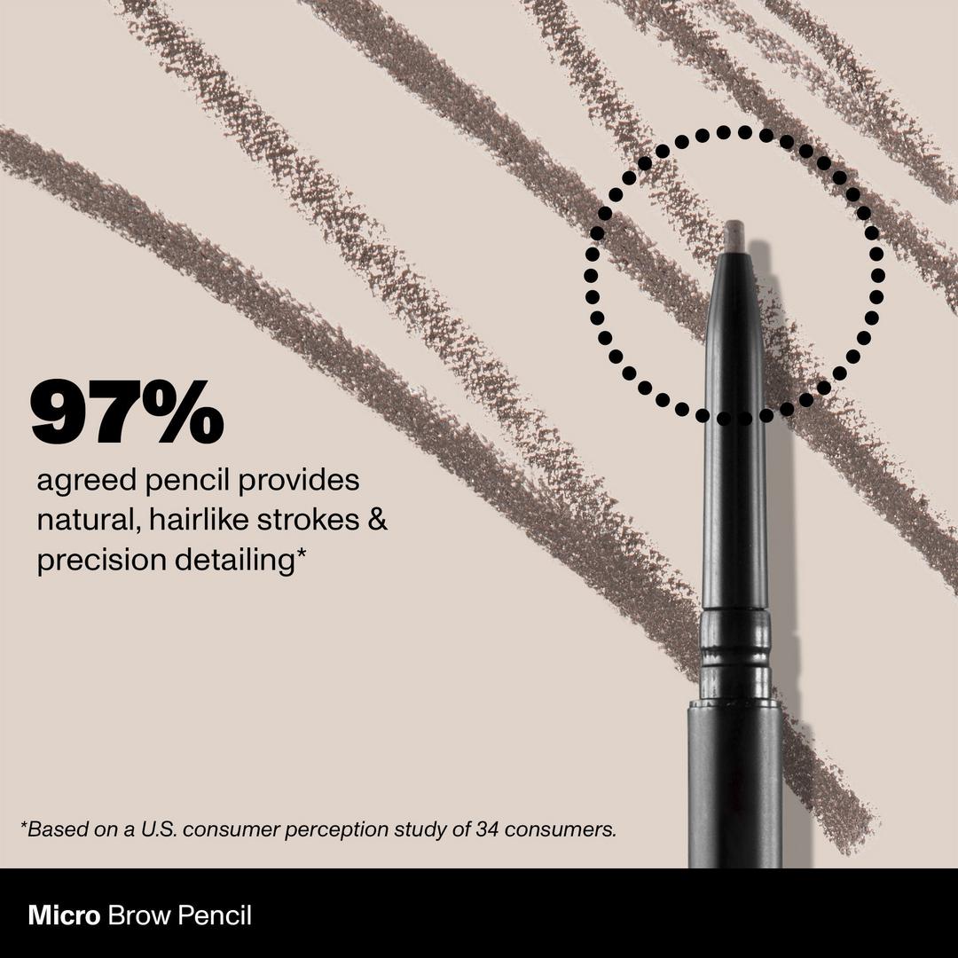Morphe Micro Brow Dual-Ended Pencil & Spoolie, Mocha, 0.003 oz