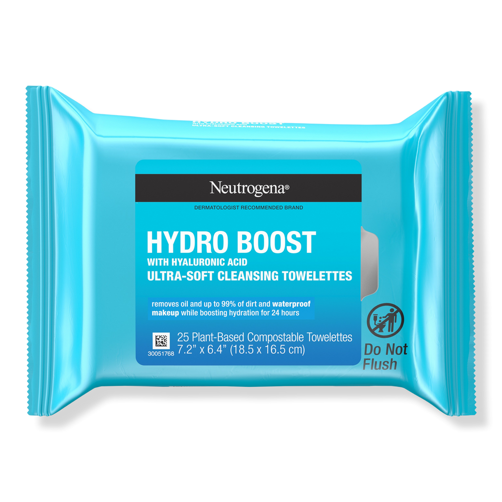 Neutrogena Hydro Boost Reinigungstücher fürs Gesicht, 25 Stk.