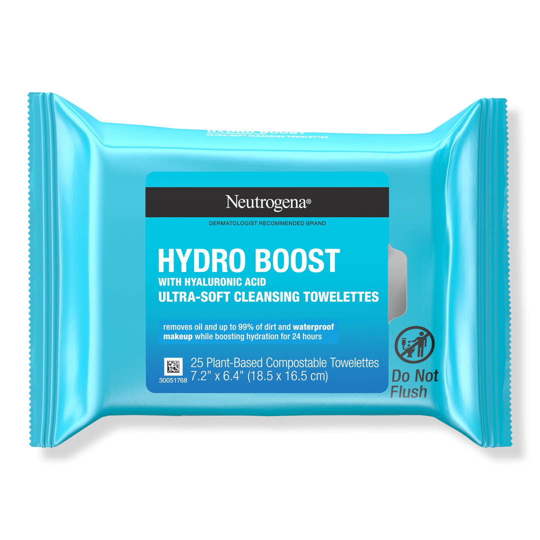 Neutrogena Hydro Boost Reinigungstücher fürs Gesicht, 25 Stk.