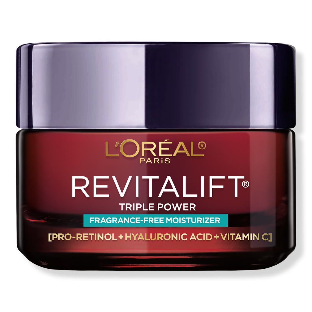 L'Oréal Revitalift Triple Power Anti-Aging Gesichtscreme, Parfümfrei, 1.7 oz