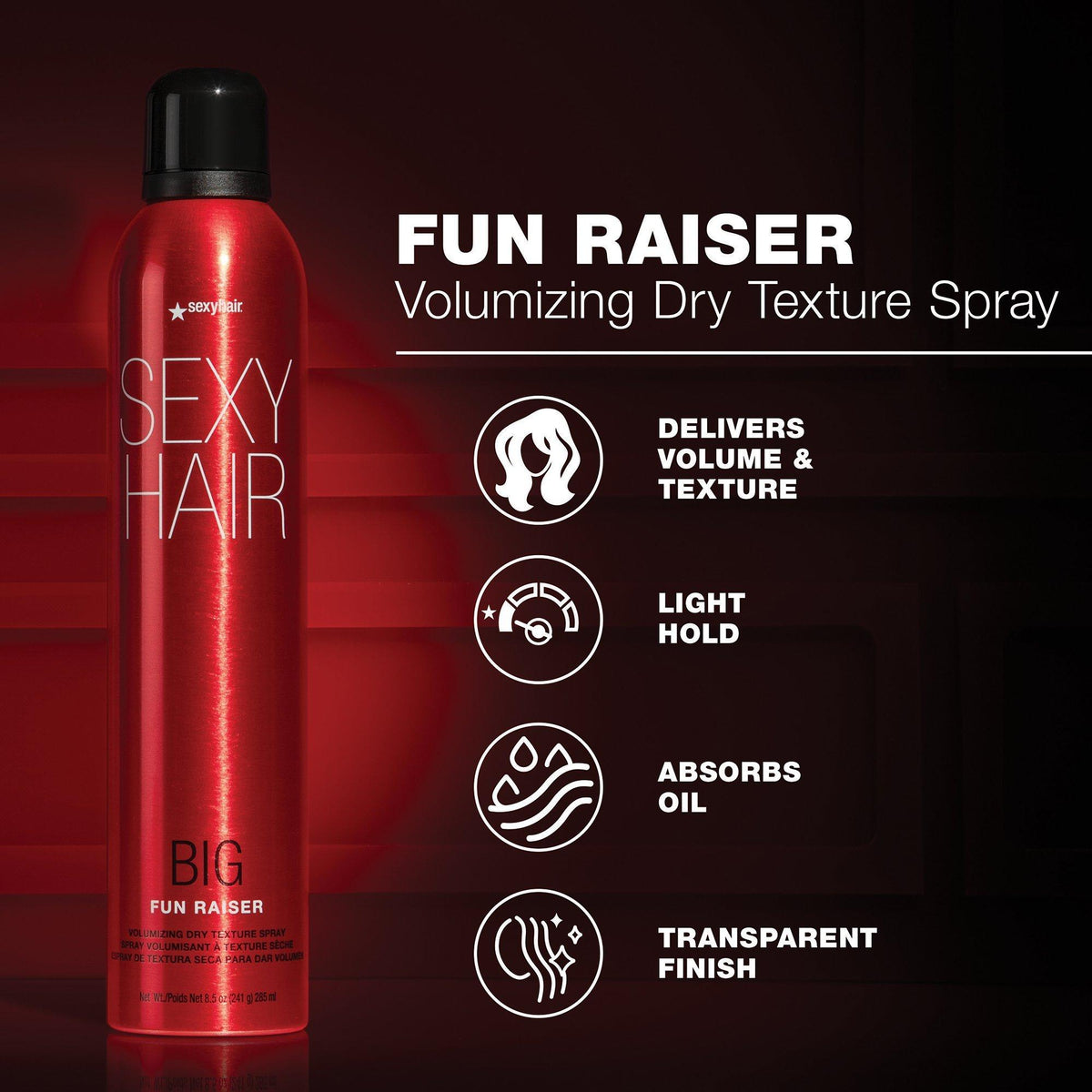 Big Sexy Hair Fun Raiser Volumizing Dry Texture Spray with Collagen