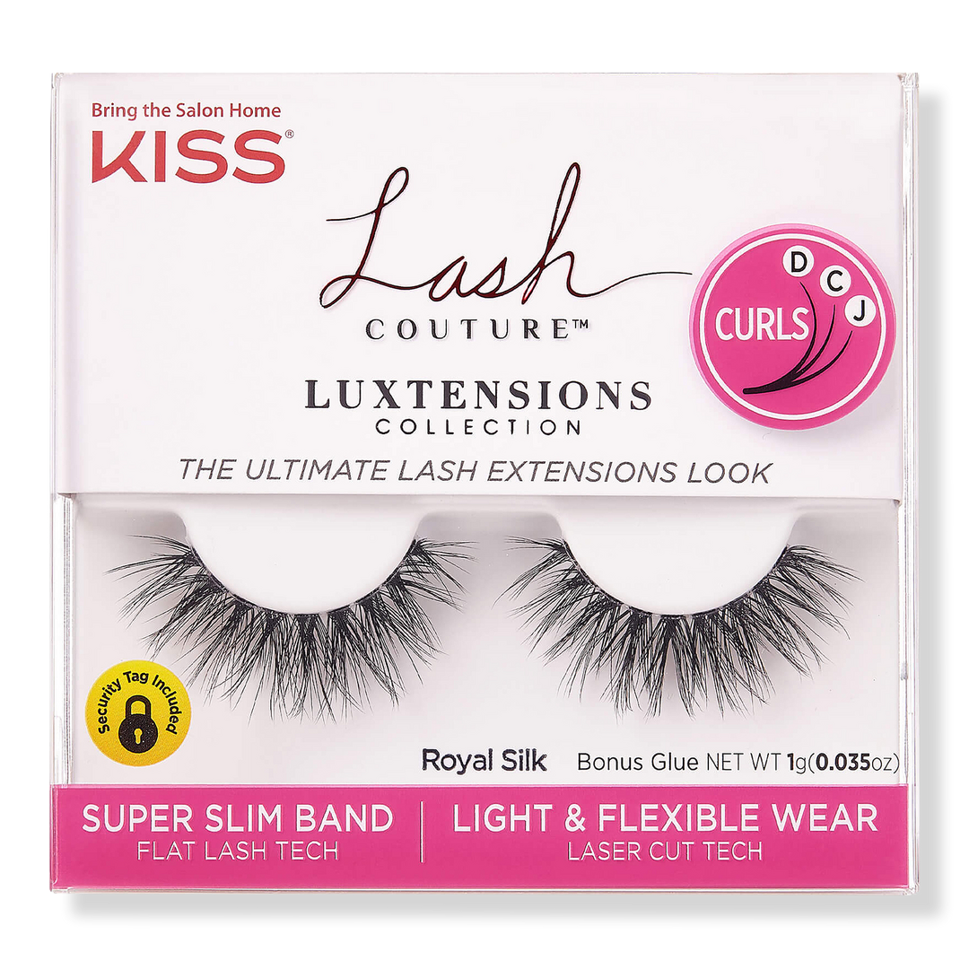 Kiss Lash Couture Luxtensions Wimpern, Super Slim Band, Royal Silk