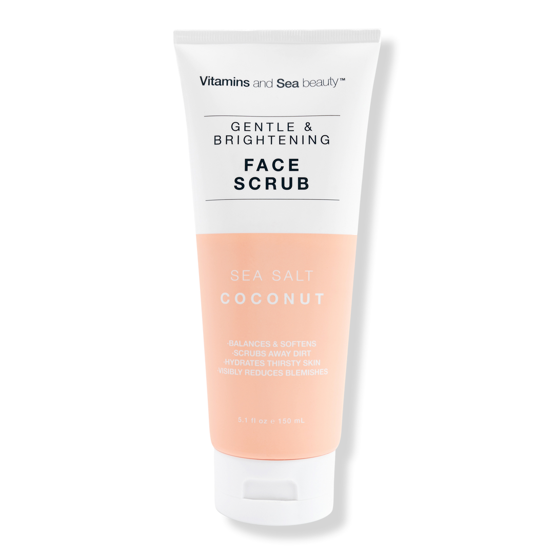 VitaminSea.beauty Sea Salt & Coconut Gentle & Brightening Gesichtspeeling, 5.1 oz