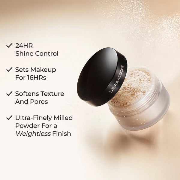 Laura Mercier Translucent Loose Setting Powder, Translucent, 1 oz
