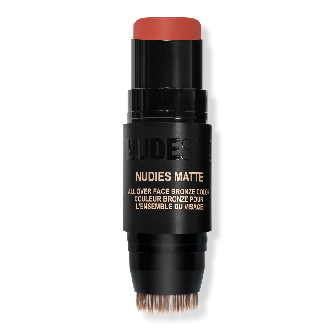 NUDESTIX NUDIES MATTE All Over Face Blush Color, Beach Babe, 0.25 oz