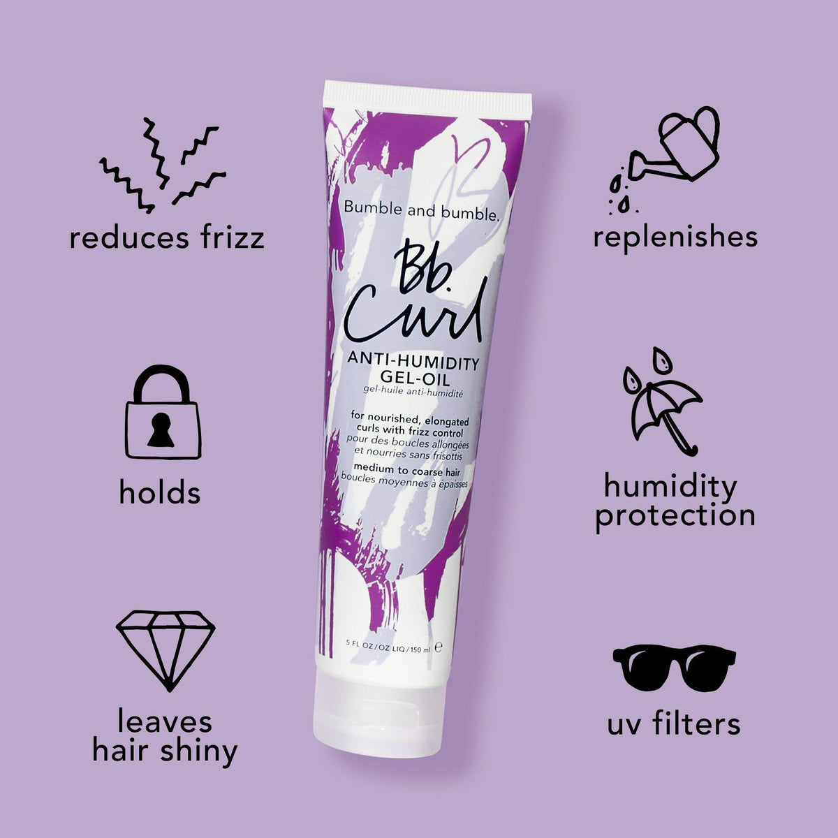 Curl Anti-Humidity Hair Gel-Oil