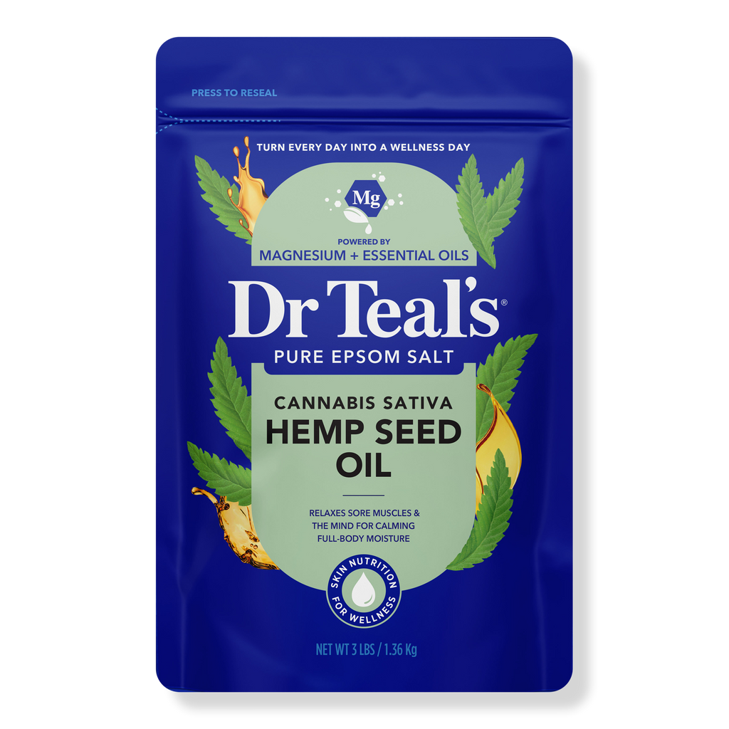 Cannabis Sativa Hemp Seed Oil Pure Epsom Salt