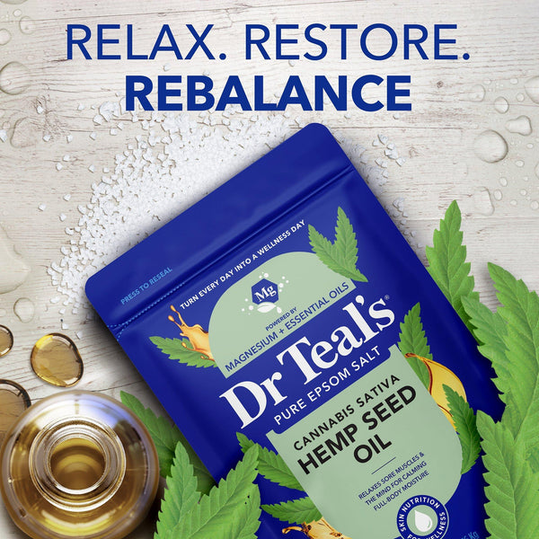 Cannabis Sativa Hemp Seed Oil Pure Epsom Salt