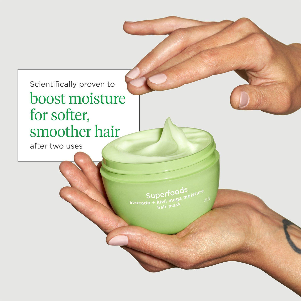 Superfoods Avocado + Kiwi Mega Moisture Hair Mask