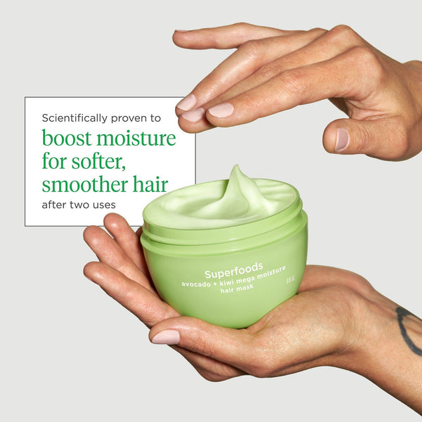Superfoods Avocado + Kiwi Mega Moisture Hair Mask