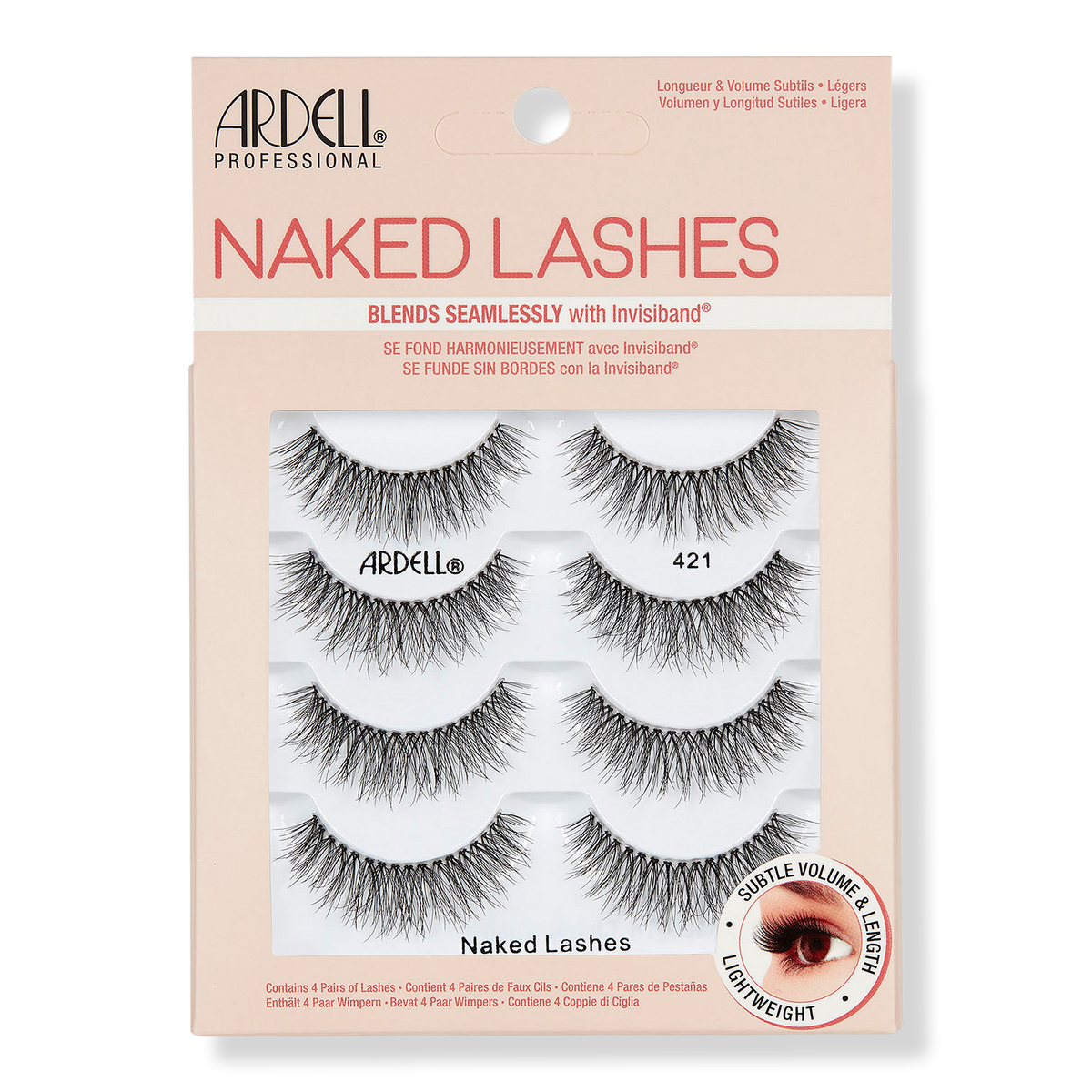 Naked False Lashes #421 Multipack