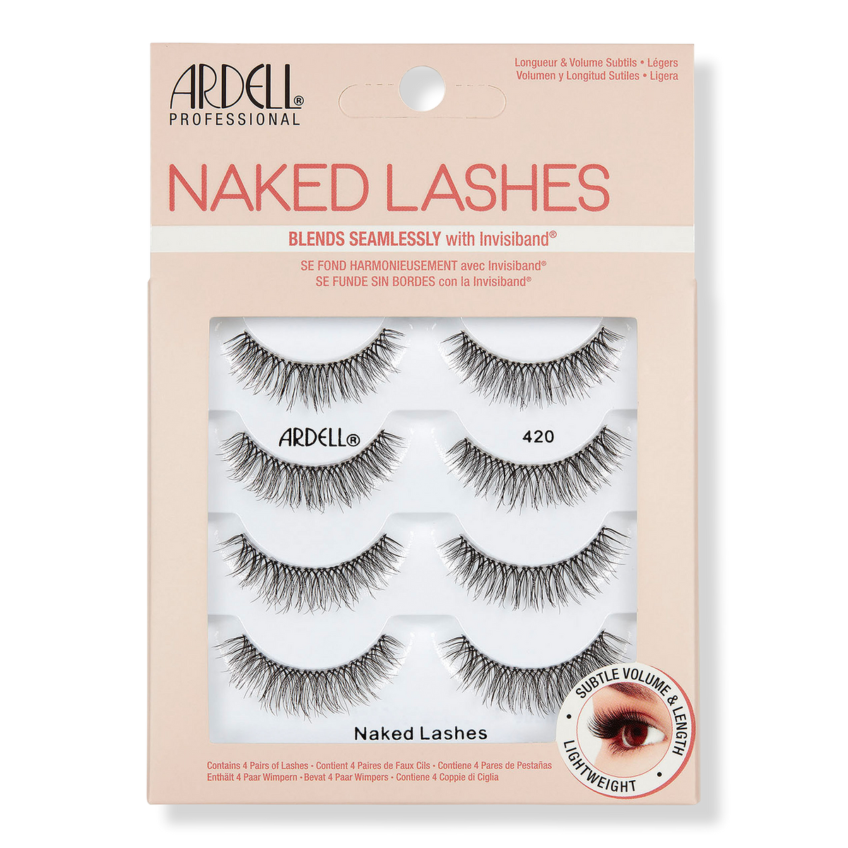 Naked False Lashes #420 Multipack