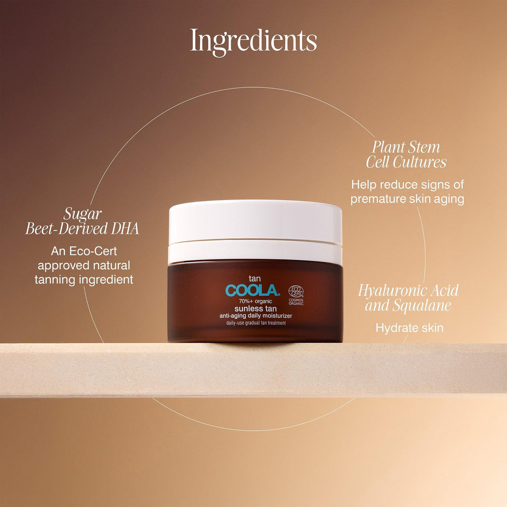 Organic Sunless Tan Anti-Aging Daily Moisturizer