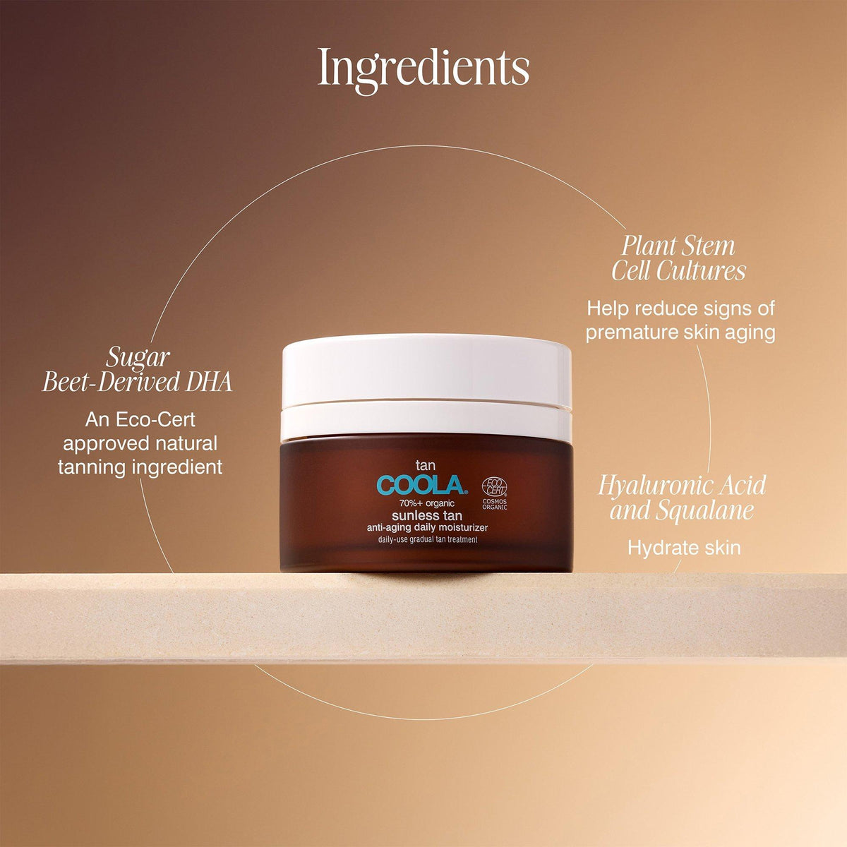 Organic Sunless Tan Anti-Aging Daily Moisturizer