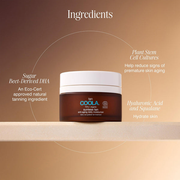 Organic Sunless Tan Anti-Aging Daily Moisturizer