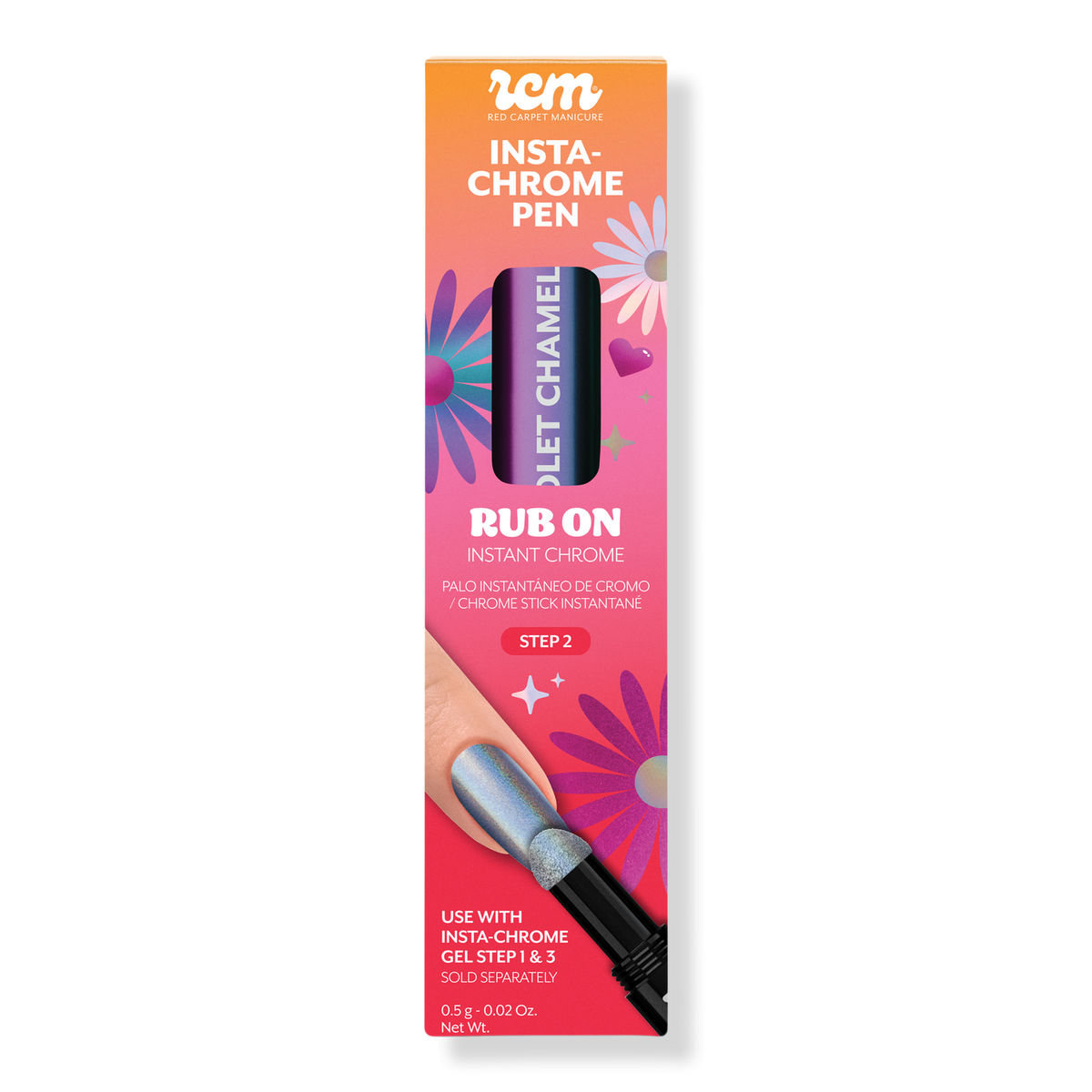Insta-Chrome Nail Art Pen For Gel Polish