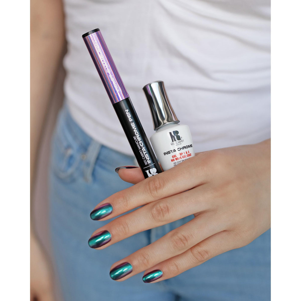 Insta-Chrome Nail Art Pen For Gel Polish
