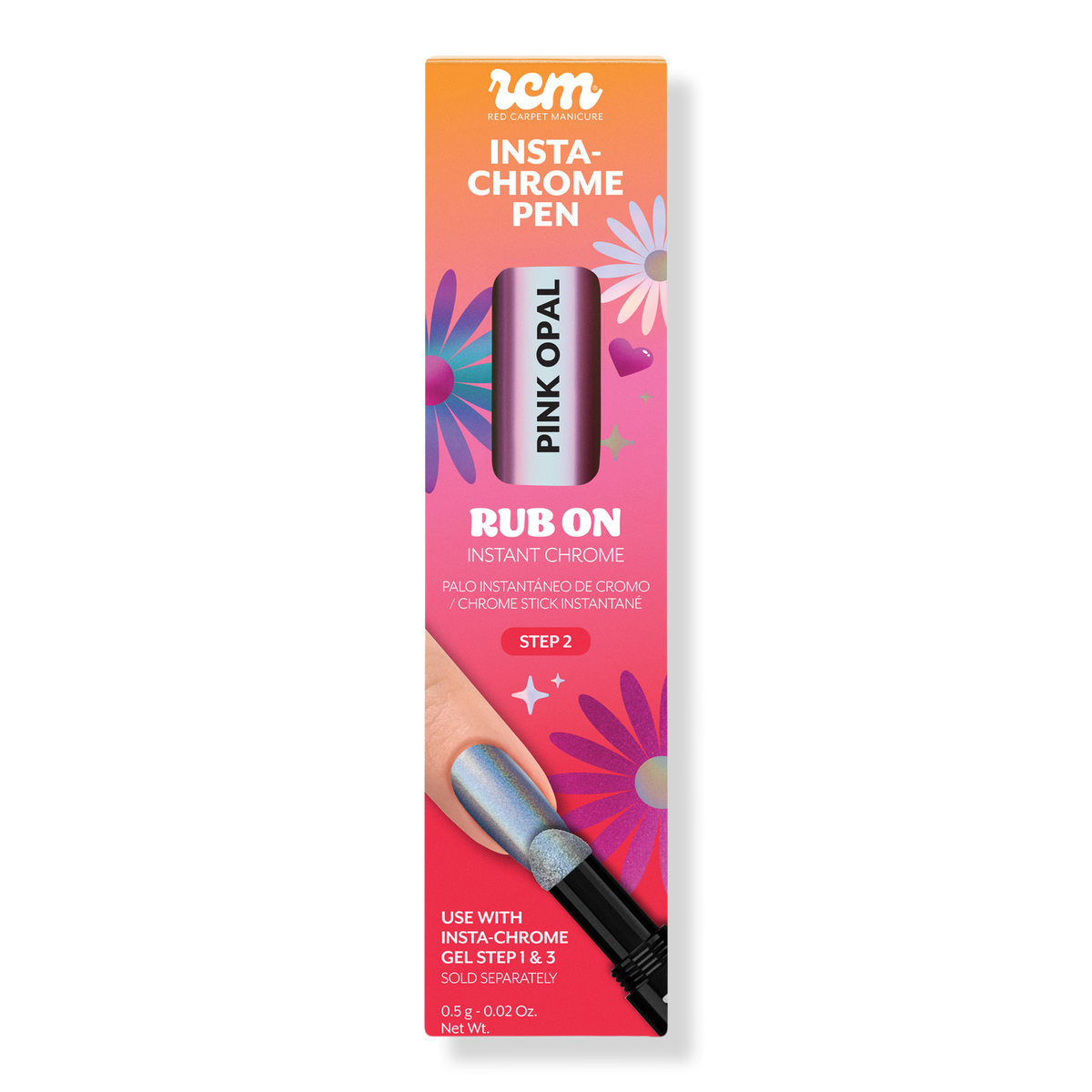 Insta-Chrome Nail Art Pen For Gel Polish