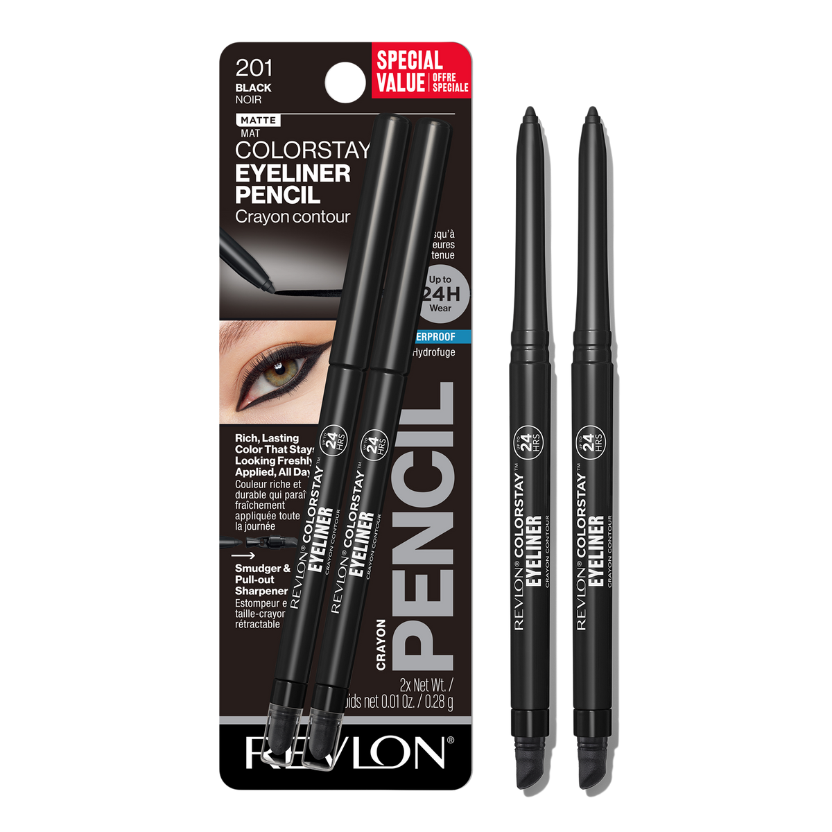 ColorStay Eyeliner Pencil 2 Pack