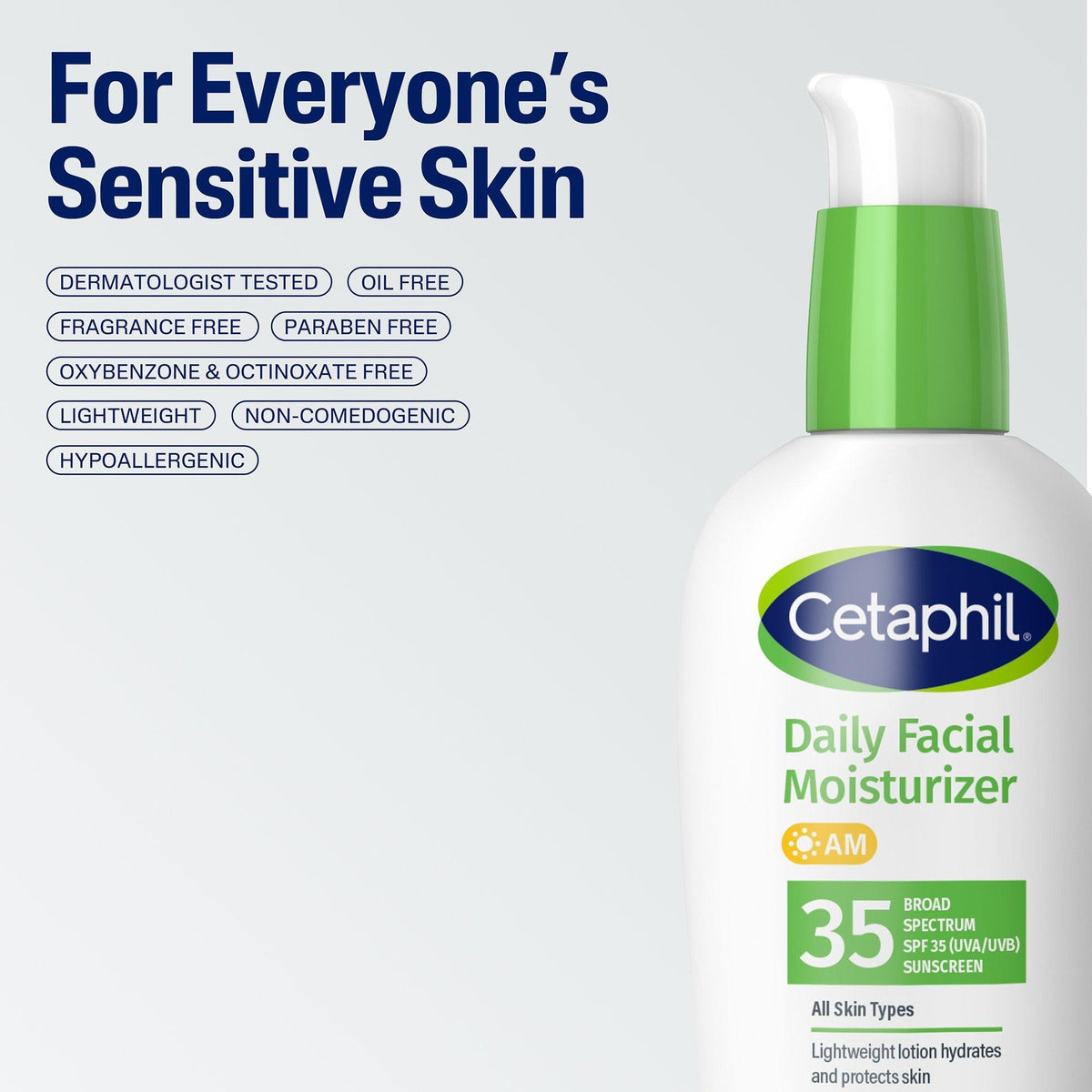 Daily Oil Free Facial Moisturizer SPF 35