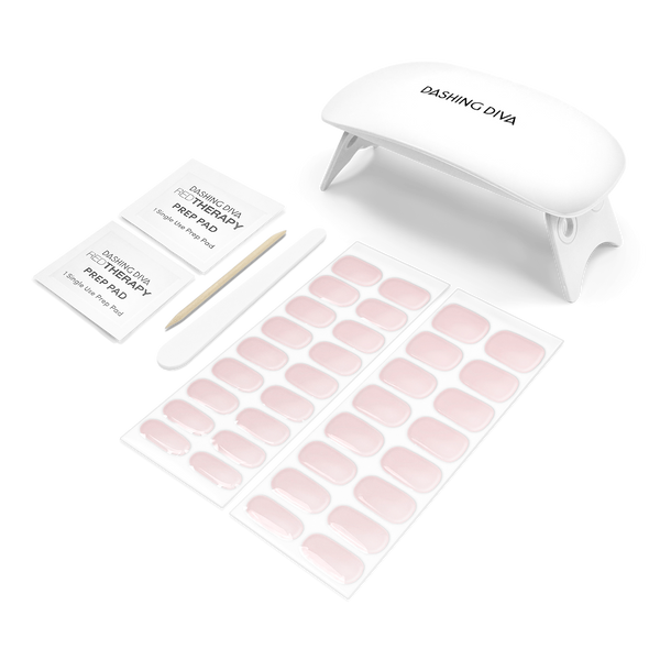 GLAZE, Starter Kit, Semi-Cured Gel Nail Strips