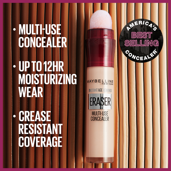 Maybelline Instant Age Rewind Eraser Dark Circle Treatment Concealer, 95, 0.2 oz