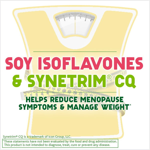 Estroven Menopause Relief Weight Management Daily Supplement, Support for Hot Flashes, Night Sweats, & Healthy Weight, 30 Count