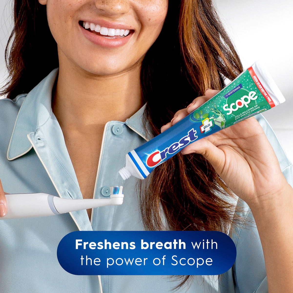 Crest Whitening Plus Scope Toothpaste, Minty Fresh, 0.85 oz