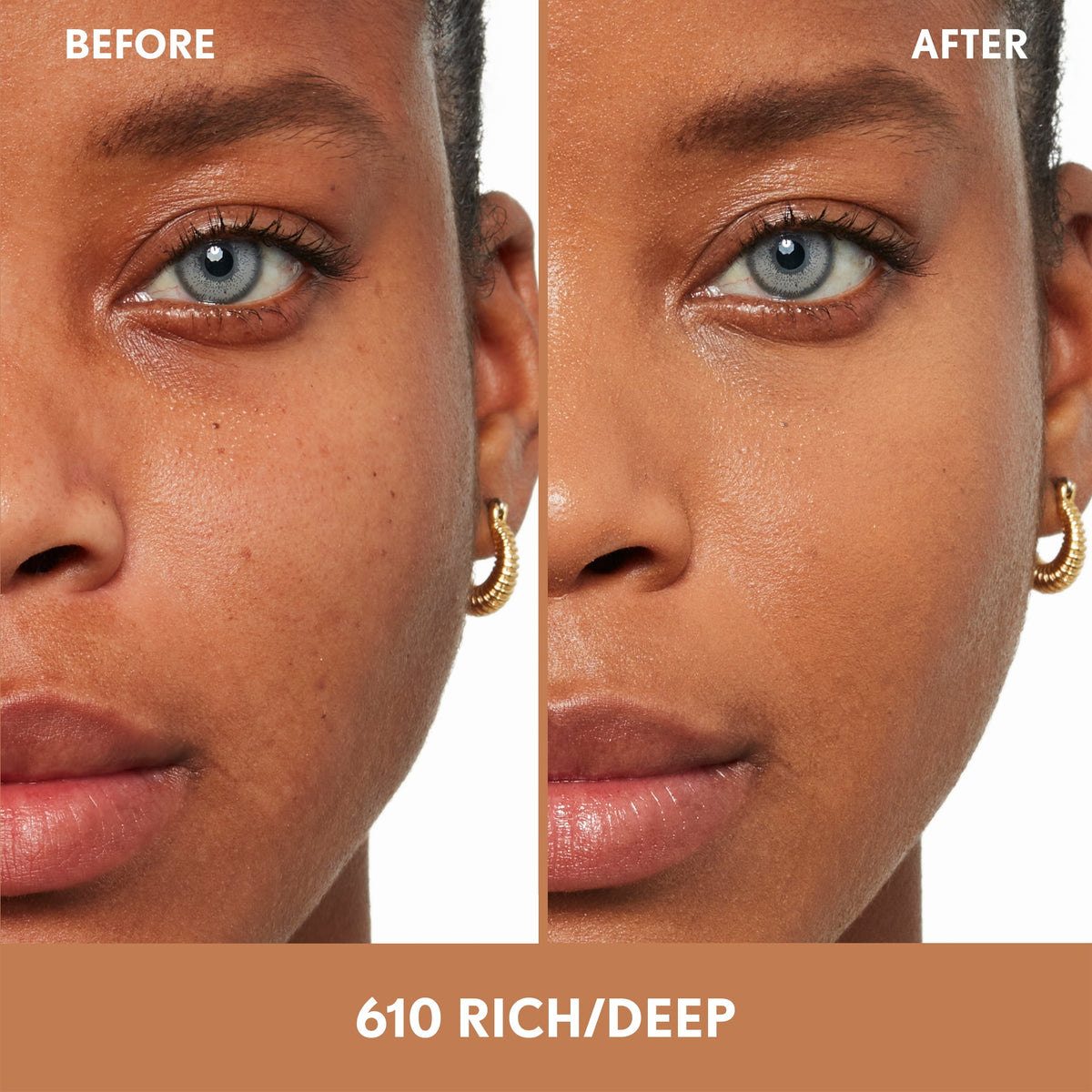COVERGIRL Clean Fresh Nourishing Skin Tint, Dewy Finish, Rich/Deep, 1 fl oz (Packaging May Vary)