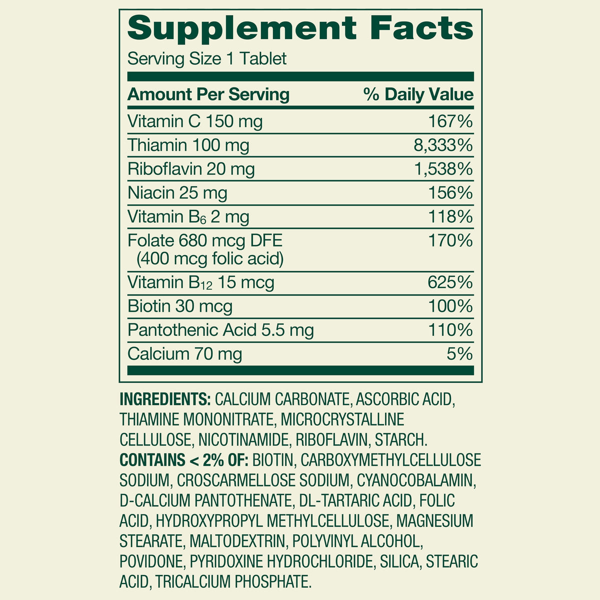 Spring Valley Super Vitamin B-Complex, 250 Count, Dietary Supplement Tablets for Metabolism Support