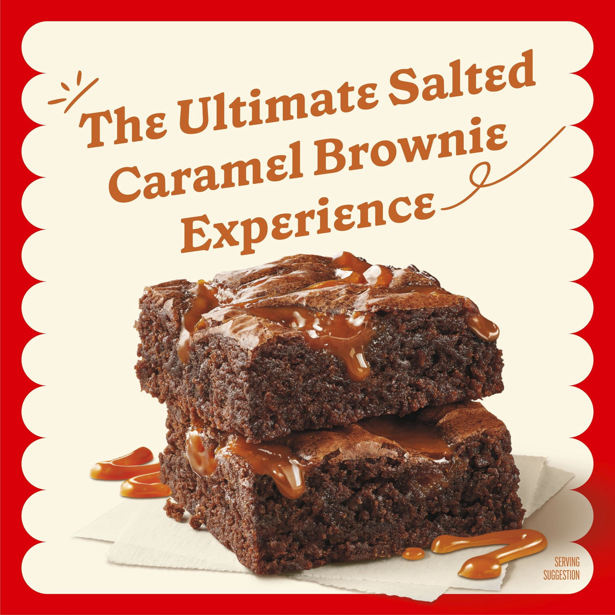 Betty Crocker Supreme Salted Caramel Brownie Mix, 18.4 oz