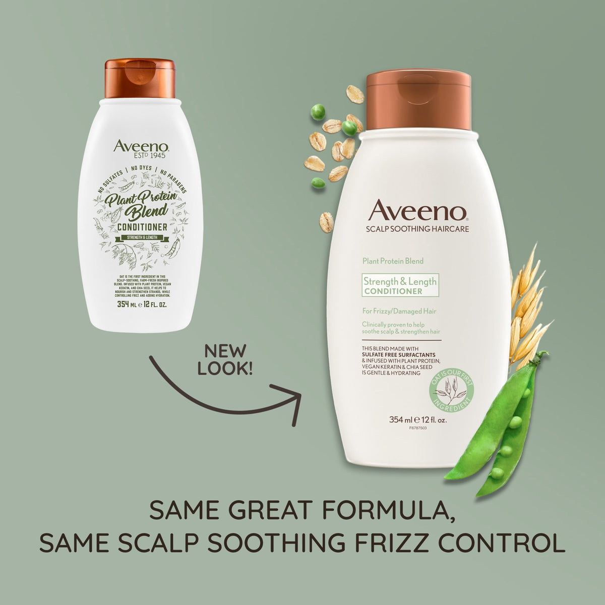 Aveeno Plant Protein Conditioner 354Ml/12 Flz