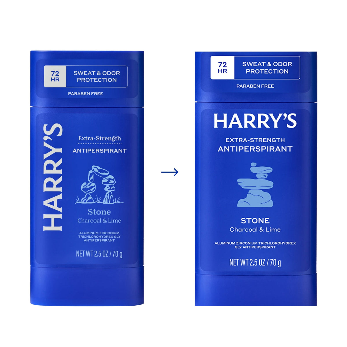 Harry's Extra-Strength Antiperspirant Deodorant for Men, Sweat and Odor Protection, Stone, 2.5 oz
