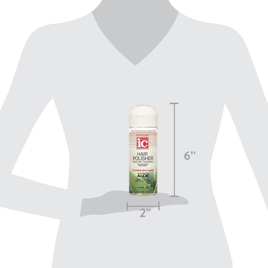 Fantasia High Potency IC Hair Polisher, Aloe Enriched 6 oz. All Hair Types
