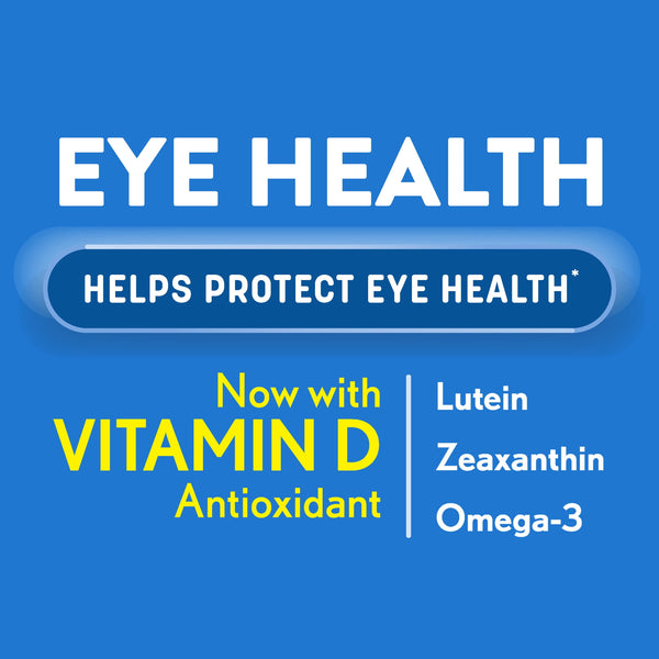 Ocuvite Eye Health Eye Vitamins and Minerals with Lutein and Zeaxanthin and Omega 3 Softgels, 30 Count