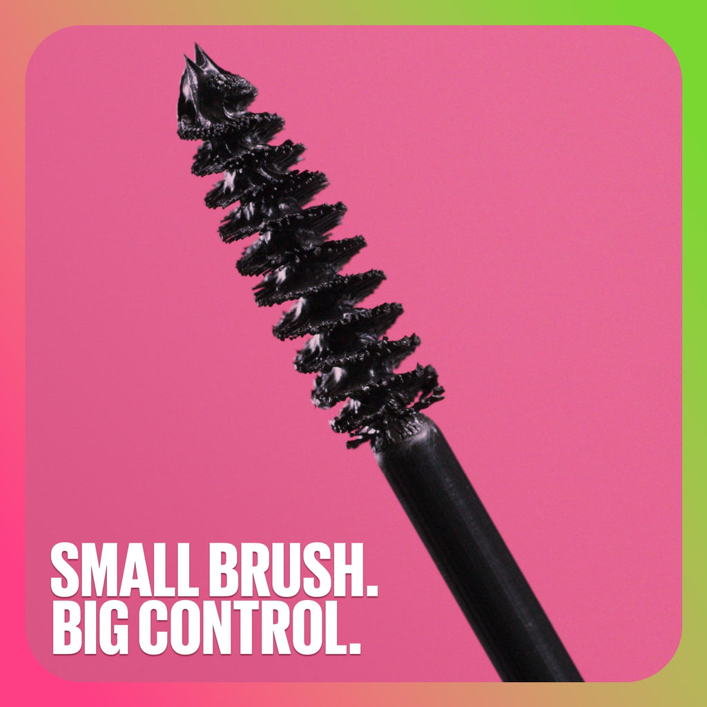 Maybelline Great Lash Curved Brush Washable Mascara, Blackest Black