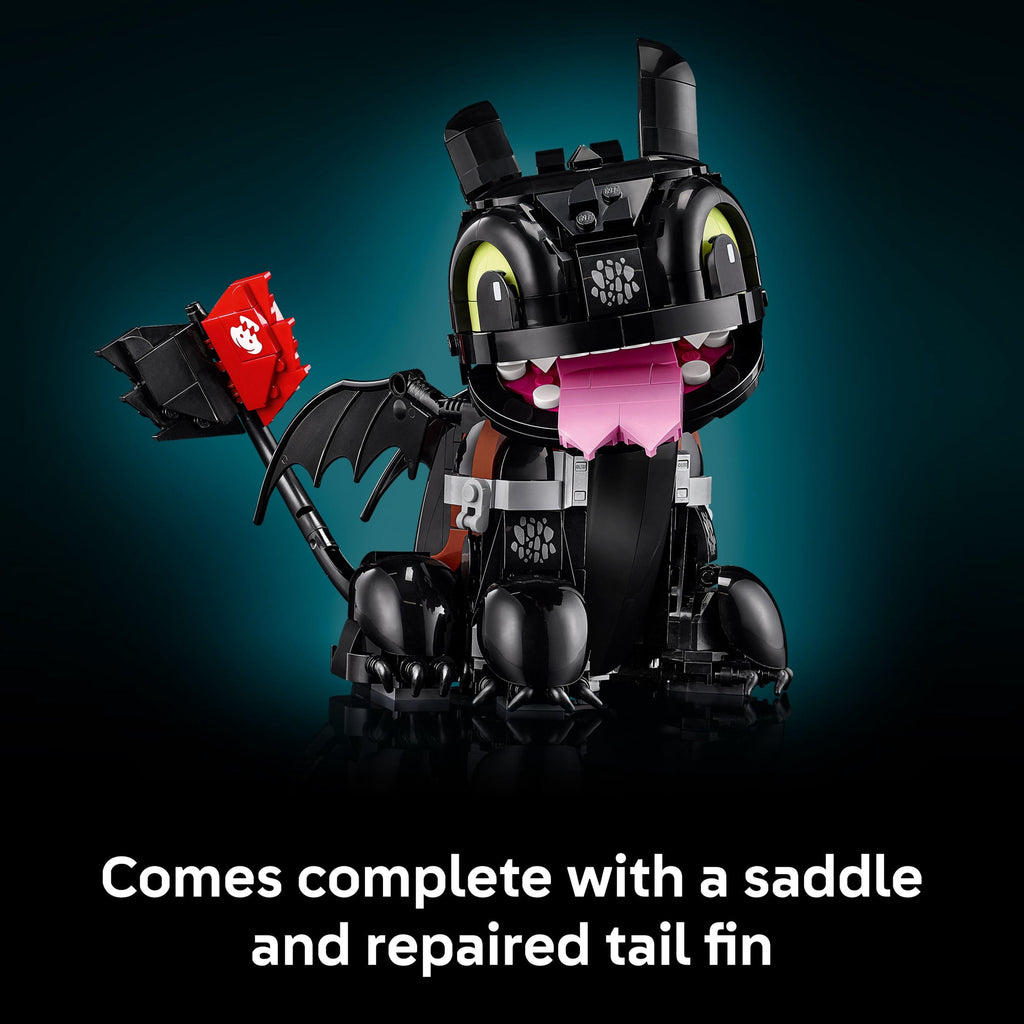 LEGO Icons How to Train Your Dragon Toothless Building Set 10375 for Adults, Ages 18+