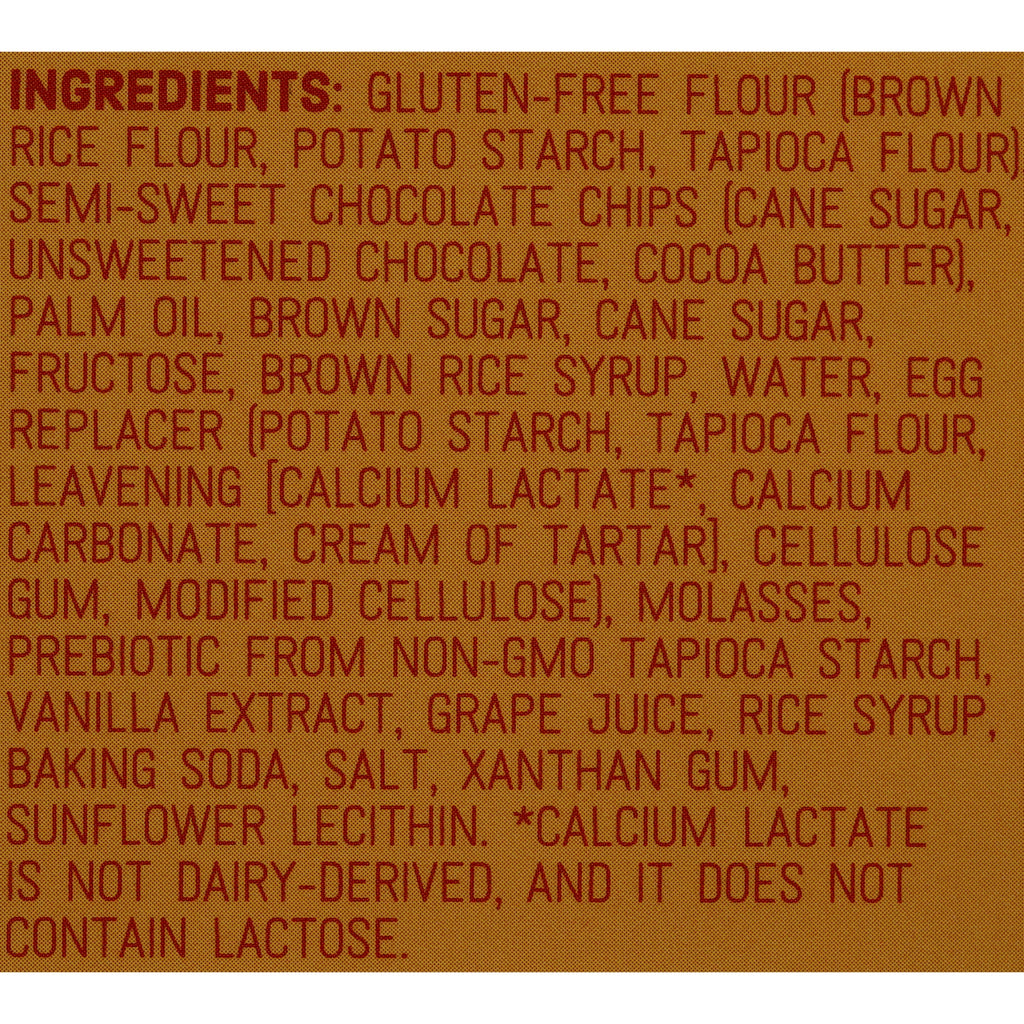 Free To Eat Chocolate Chip Cookies - Free From Top 9 Allergens, Non-GMO and Gluten-Free, Vegan, School Safe (6 oz, 12 Cookies per Box)