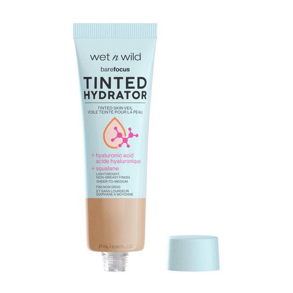 Wet n Wild Bare Focus Tinted Hydrator, Tinted Skin Veil, Medium Tan, 0.91 Fl oz