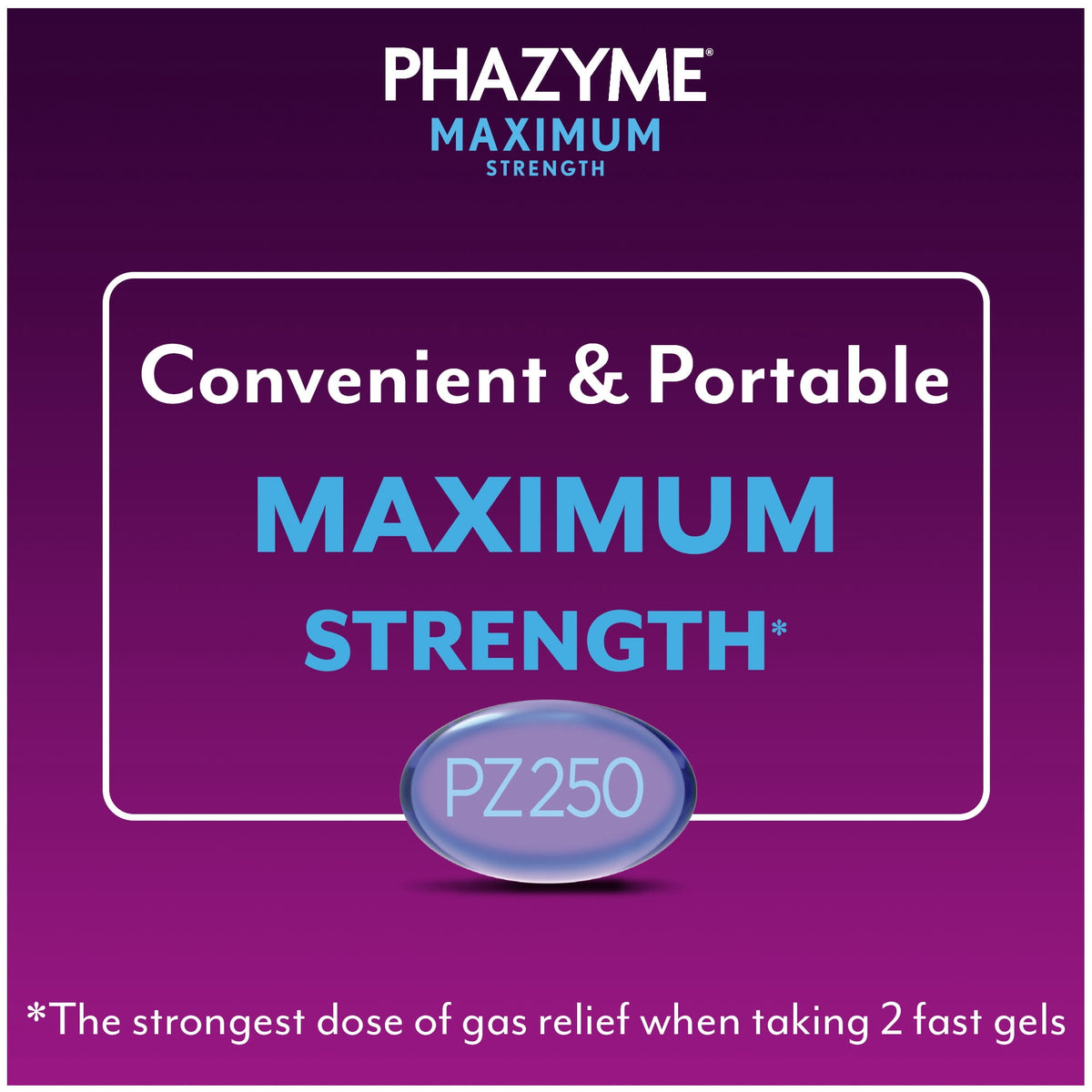 Phazyme Maximum Strength Gas & Bloating Relief, Gas Relief Works in Minutes, 12 Fast Gels