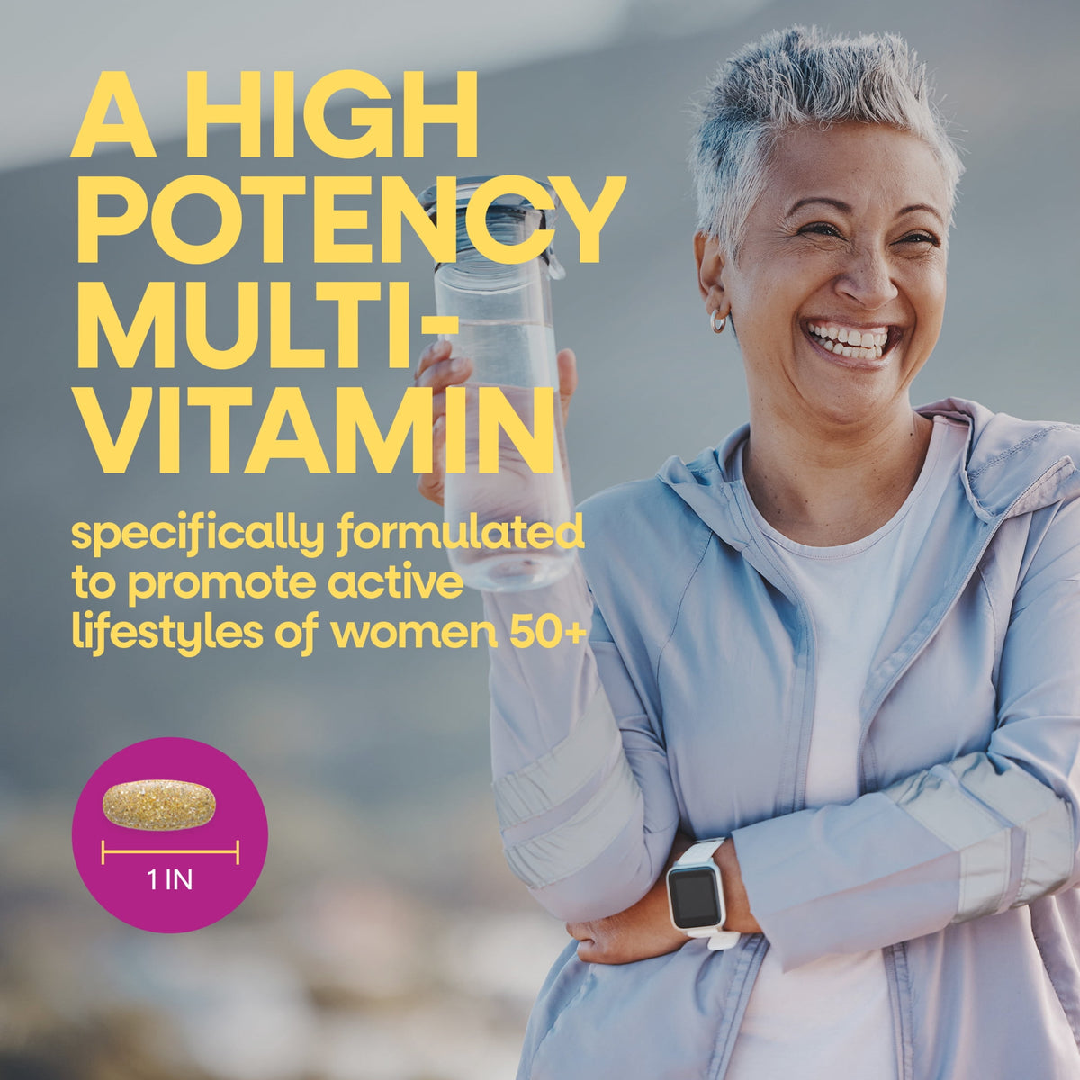 Nature's Way Alive! Women's 50+ Ultra Potency Complete Daily Multivitamin Tablets, 60 Count