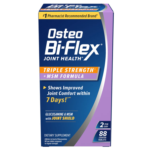 Osteo Bi-Flex Triple Strength Joint Health Dietary Supplement with Glucosamine Chondroitin MSM, 88 Count