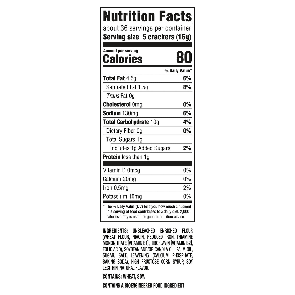 RITZ Original Crackers, Snacks for Kids and Adults, Lunch Snacks, Family Size, 20.5 oz